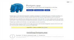 Desktop Screenshot of postgresapp.com